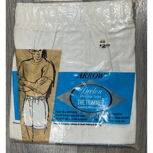 NOS Vintage Arrow Boxer Shorts Qty 1 Size 40